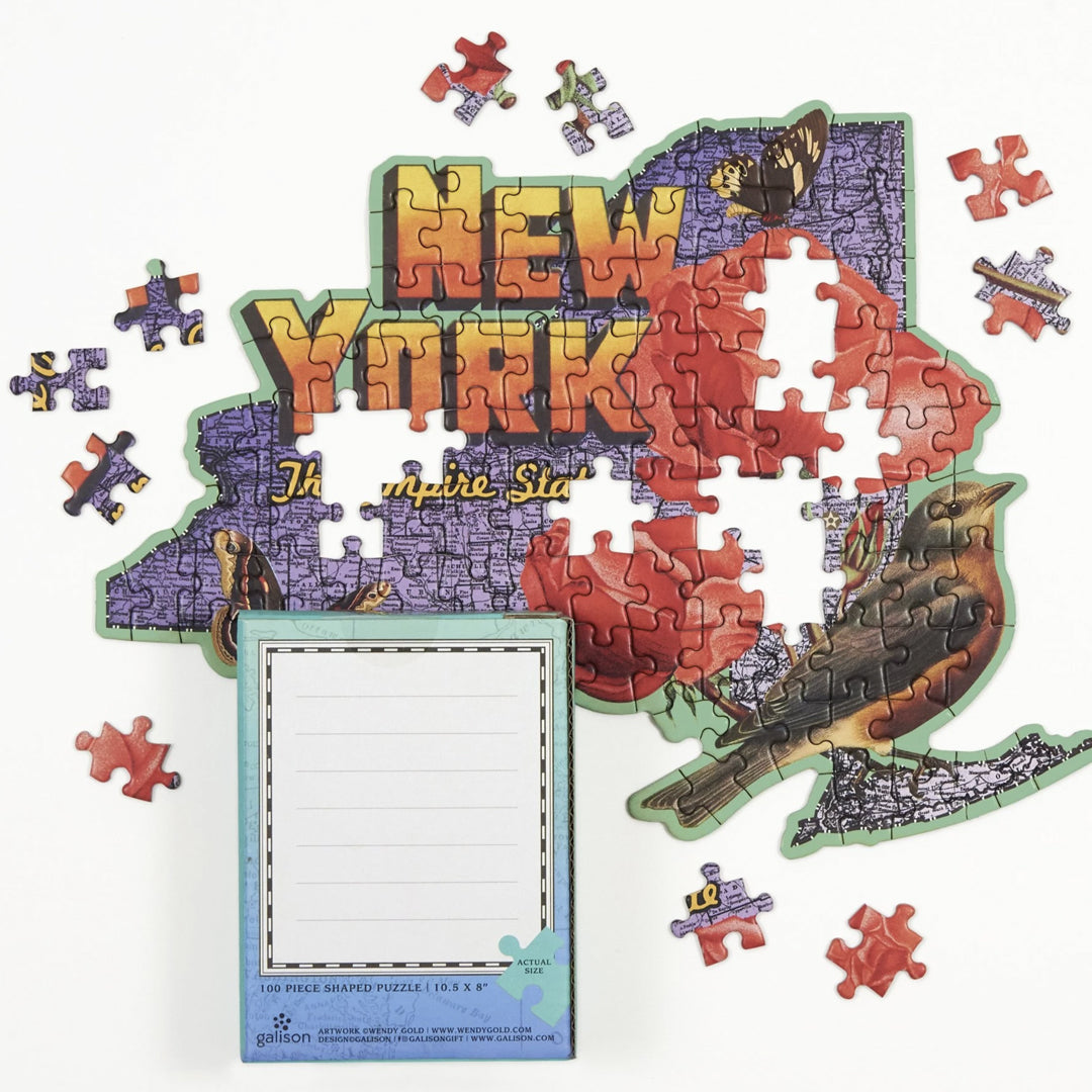New York Mini Shaped Jigsaw Puzzle by Wendy Gold