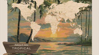 Make Your Summer Memories Stick with Our Customized Pin Maps