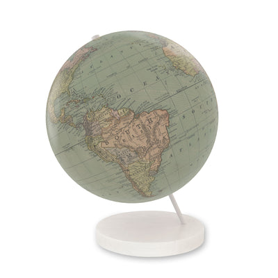 Heritage Globe: Personalized Antique Map Reborn white base