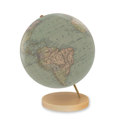 Heritage Globe: Personalized Antique Map Reborn