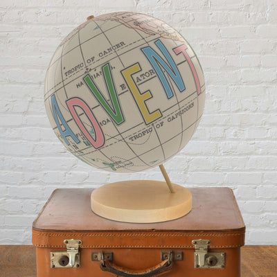 Adventure Awaits Personalized World Globe Art