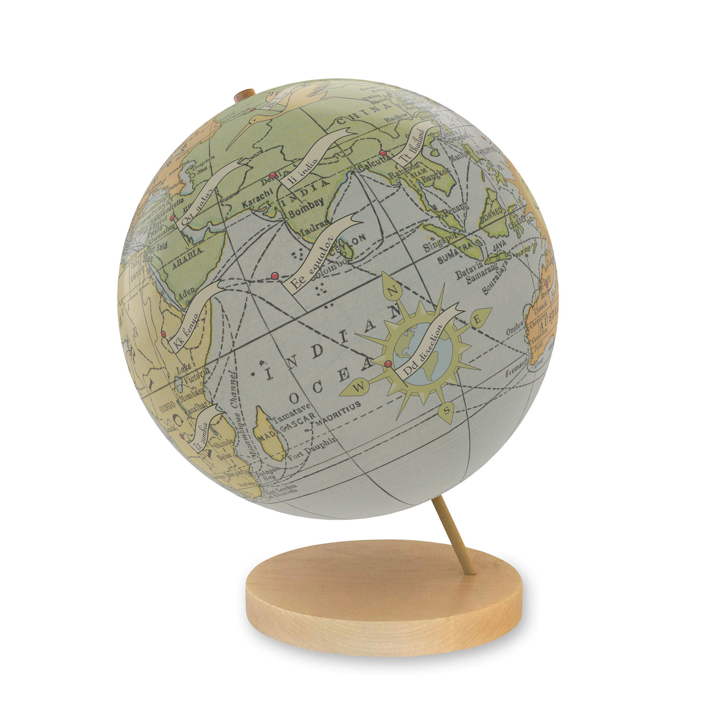 ABC Personalized World Globe view 3