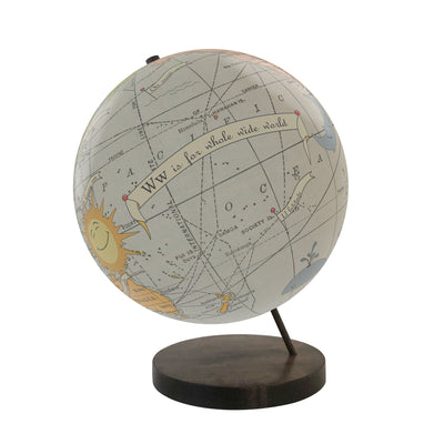 ABC Personalized World Globe for Little Explorers ebony base