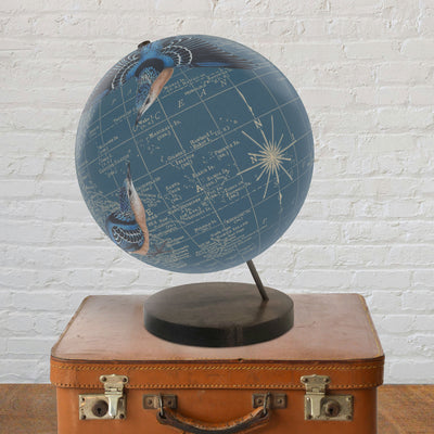 Personalized True North Bluebird World Globe lifestyle