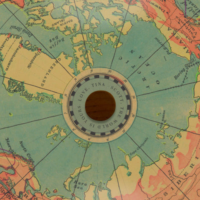 Bon Voyage Adventure Globe personalized top