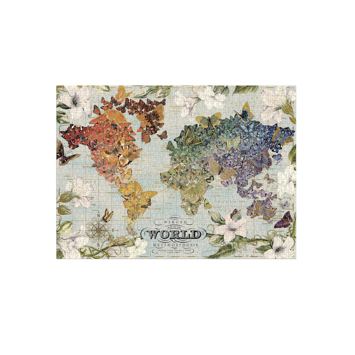 Wendy Gold Winged Metamorphosis Galison Foil Puzzle | Wendy Gold