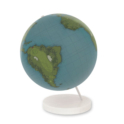 Golf Course Globe Art: The World in 18 Holes white base