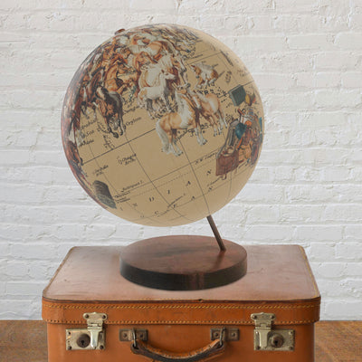 Horse Lover’s Personalized Collaged Globe Art lifestyle photo