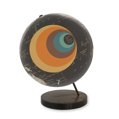 Wanderer's Globe: Handmade Midcentury-Inspired Art view 2