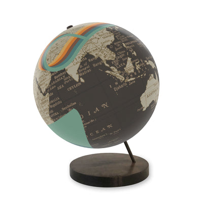 Wanderer's Globe: Handmade Midcentury-Inspired Art view 3