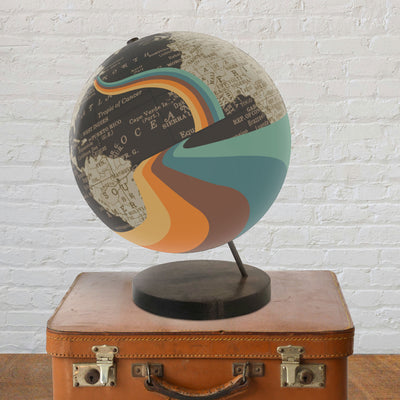 Wanderer's Globe: Handmade Midcentury-Inspired Art lifestyle