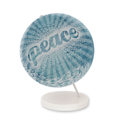 Peace on Earth Globe World Globe Art