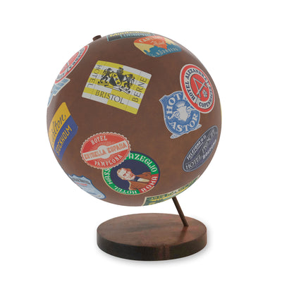 Explorer’s Vintage Trunk Globe Art view 3