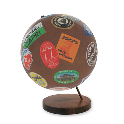 Explorer’s Vintage Trunk Globe Art
