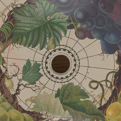 Wine Grapes of the World Collaged Globe Art personalized 
