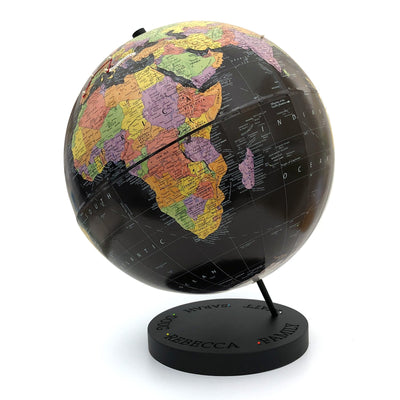 Personalized and Engraved Family Legend Travel Globe with Pins by Wendy Gold