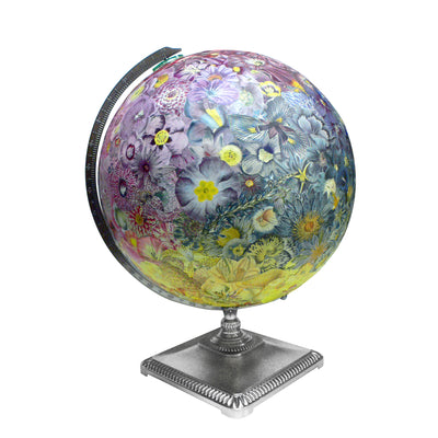 Everlasting Bouquet Vintage Globe Art
