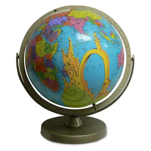 Oh the Places You'll Go Vintage Globe Art by Wendy Gold