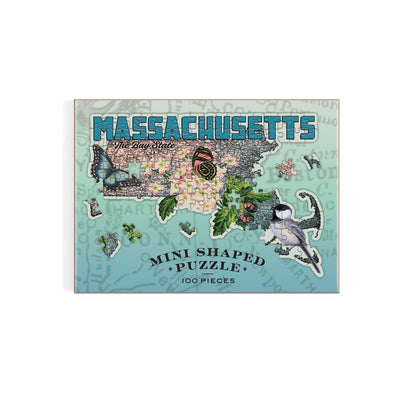 Massachusetts Mini Shaped Map Puzzle