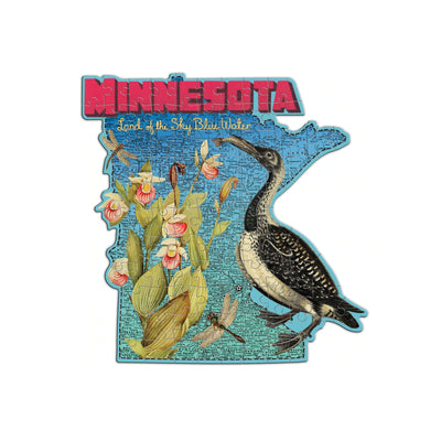Minnesota Mini Shaped State Puzzle