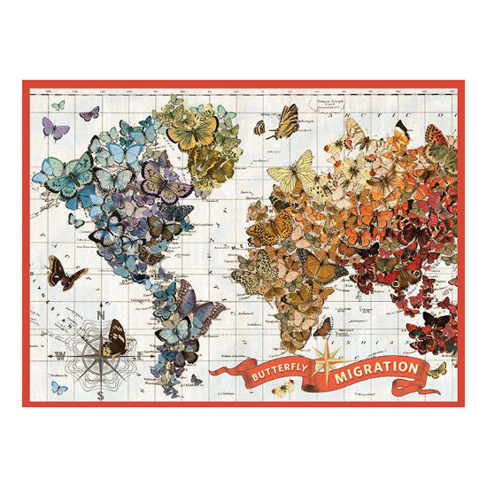 Butterfly Migration 1000 Piece Puzzle by Wendy Gold