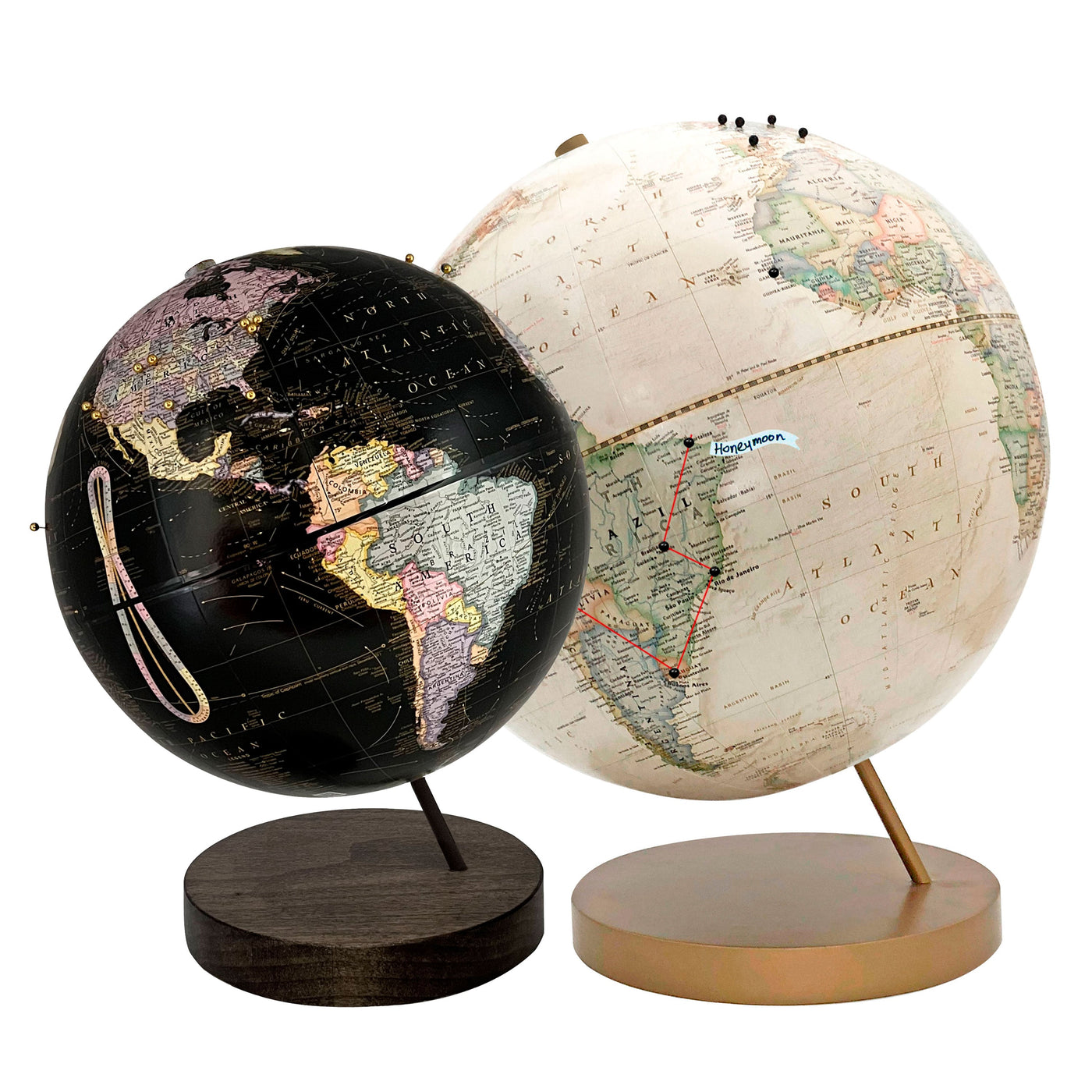 Pin Globe size difference