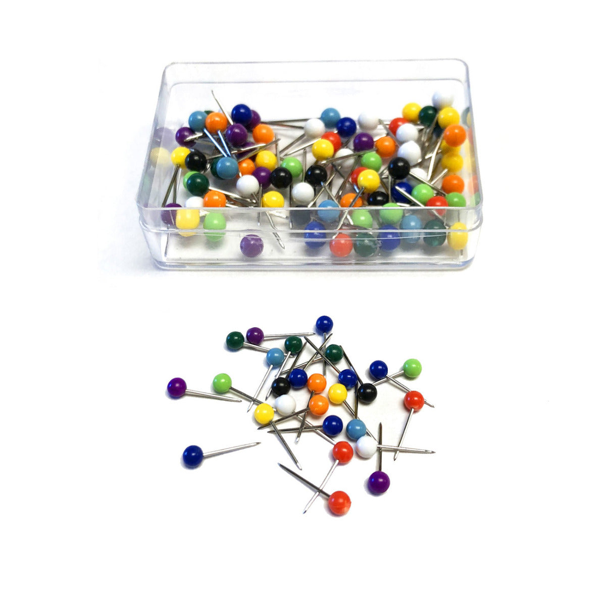 Rubex Push Pin Colorful Push Pins Assorted Plastic Head Standard Thumb –  rubexusa