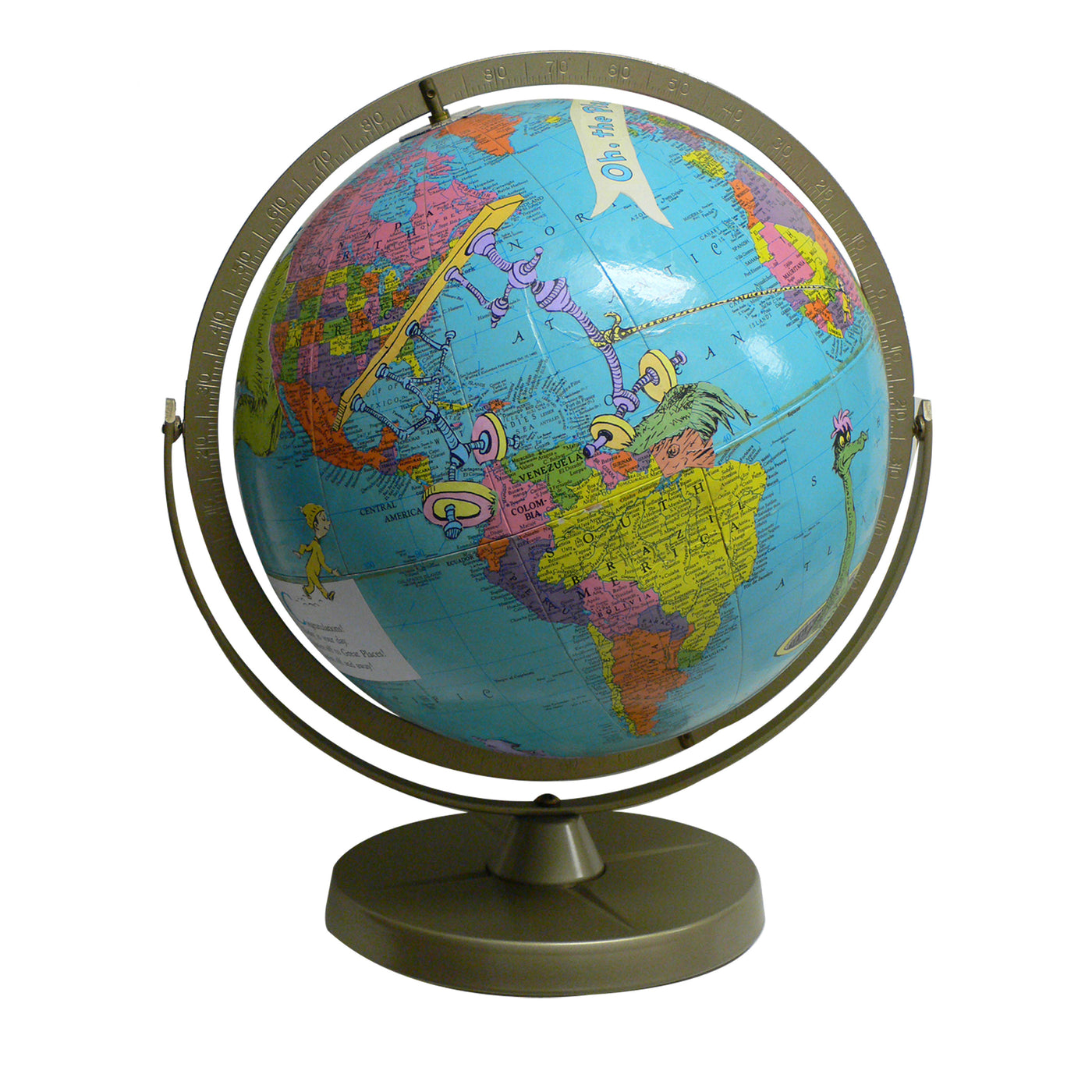 Oh The Places You’ll Go! Vintage Globe Art