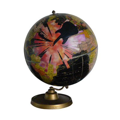Rock My World Vintage Globe Art