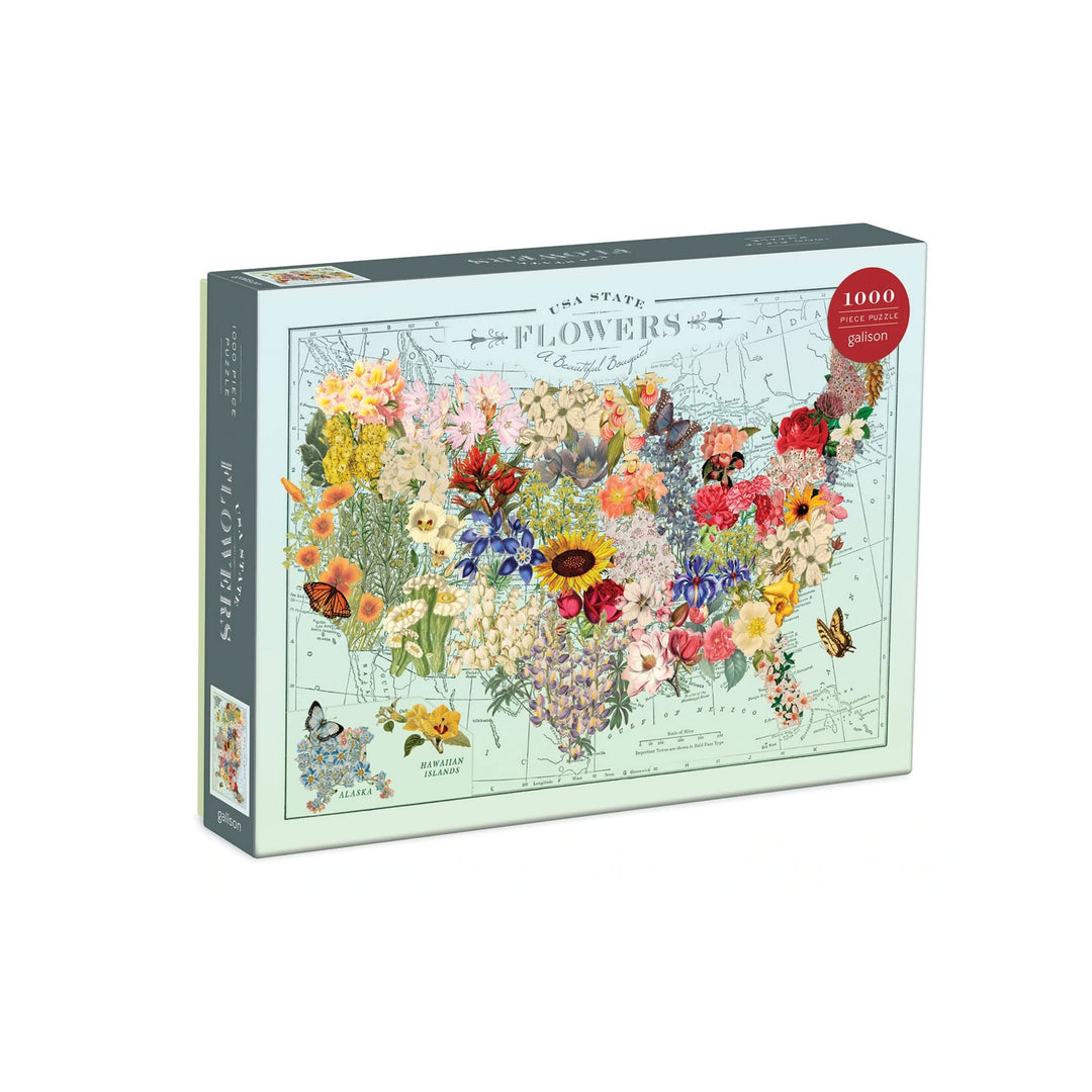 Wendy Gold USA State Flowers Galison Puzzle | Wendy Gold