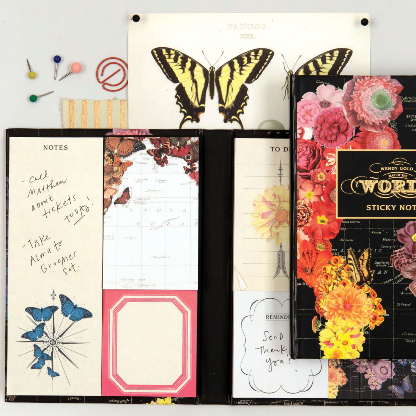 Full Bloom Sticky Notes Hardcover Book