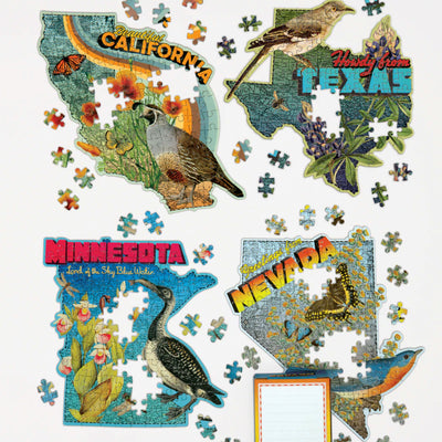 Texas Mini Shaped State Map Puzzle